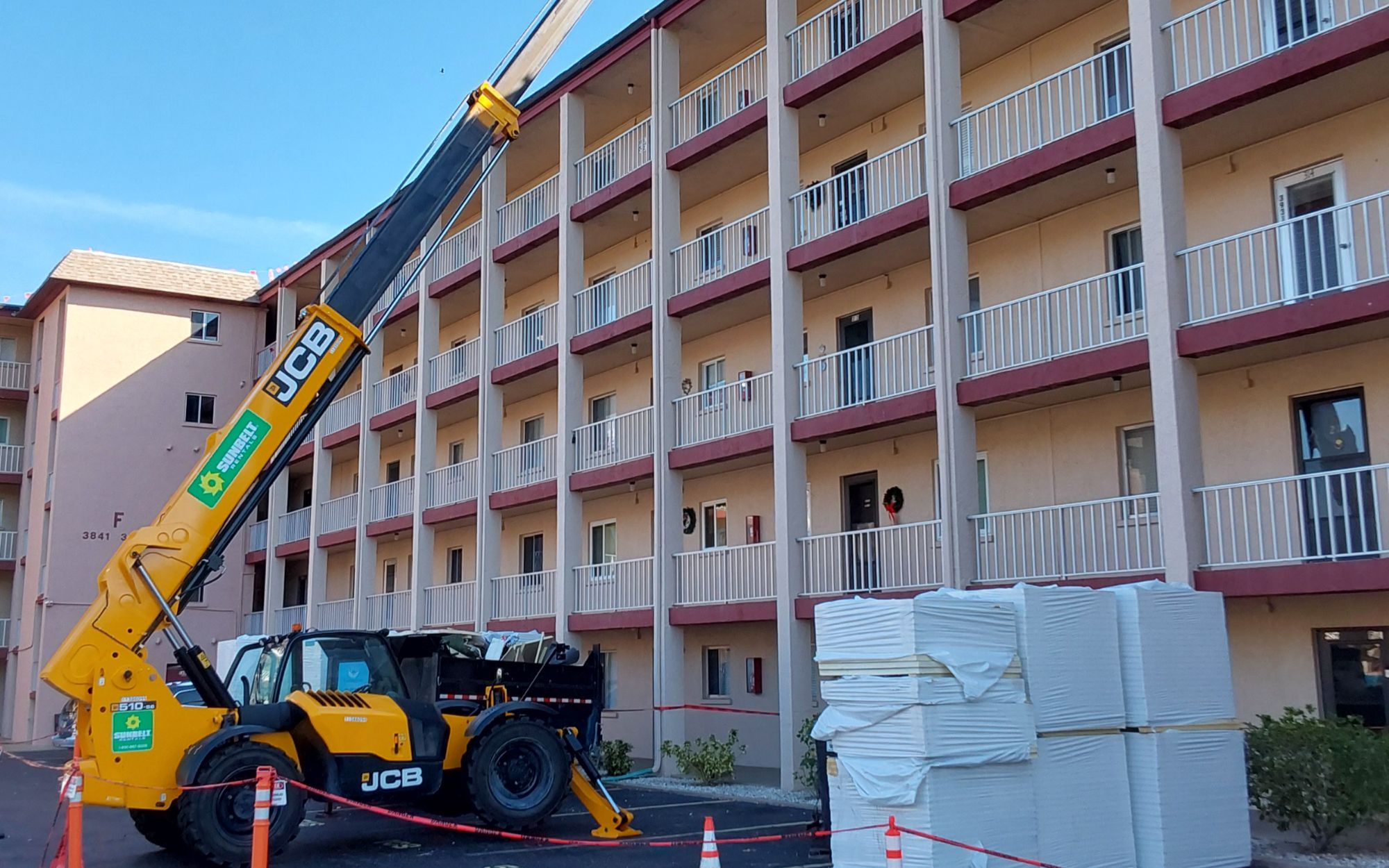 Multi-family roofing project
