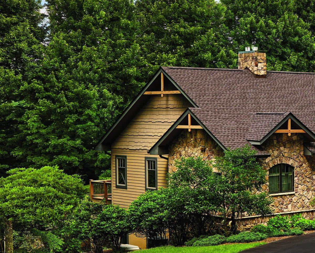 Home with a GAF architectural shingle roof
