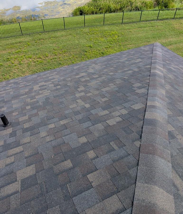 Duration Black Sable shingle roof installed by Providential Roofing in Palmetto, Florida