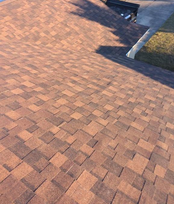 Duration Brownwood shingle roof installed by Providential Roofing in Palmetto, Florida