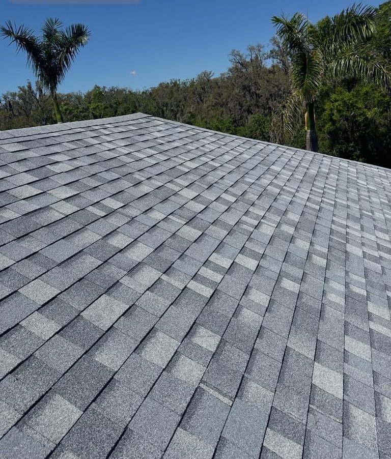 Duration Antique Silver shingle roof installed by Providential Roofing in Parrish, Florida