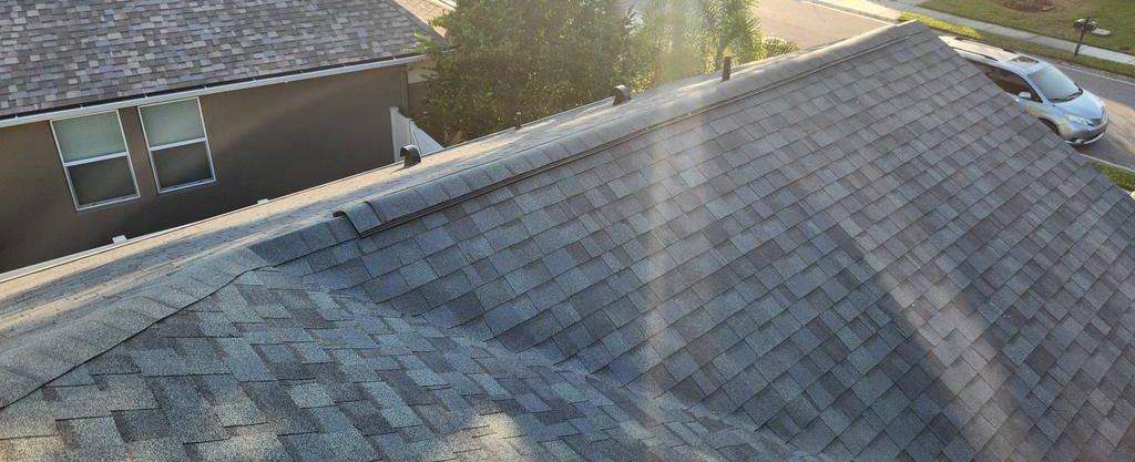 Duration Estate Grey tile roof installed by Providential Roofing in Parrish, Florida