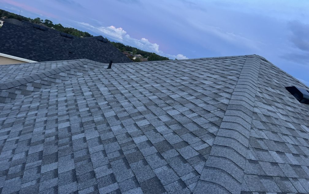 Duration Quarry Grey shingle roof installed by Providential Roofing in Parrish, Florida