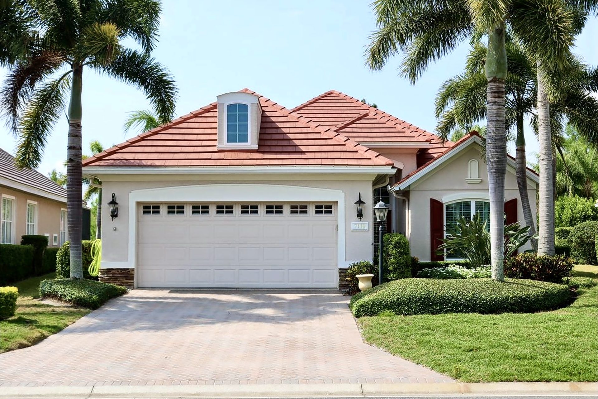 Florida home with a new tile roof