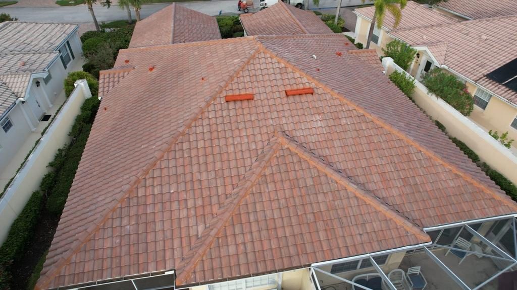 Eagle Sanborn Blend concrete tile roof installed by Providential Roofing in Florida