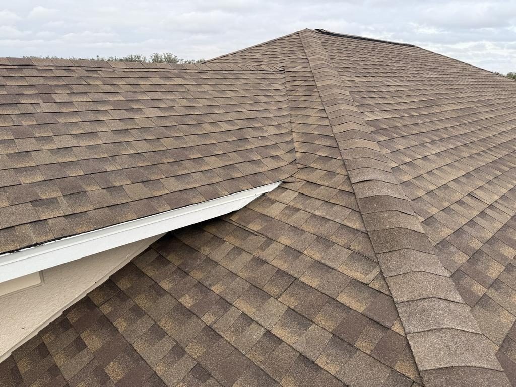 GAF Timberline HDZ Barkwood shingle roof installed by Providential Roofing in Florida