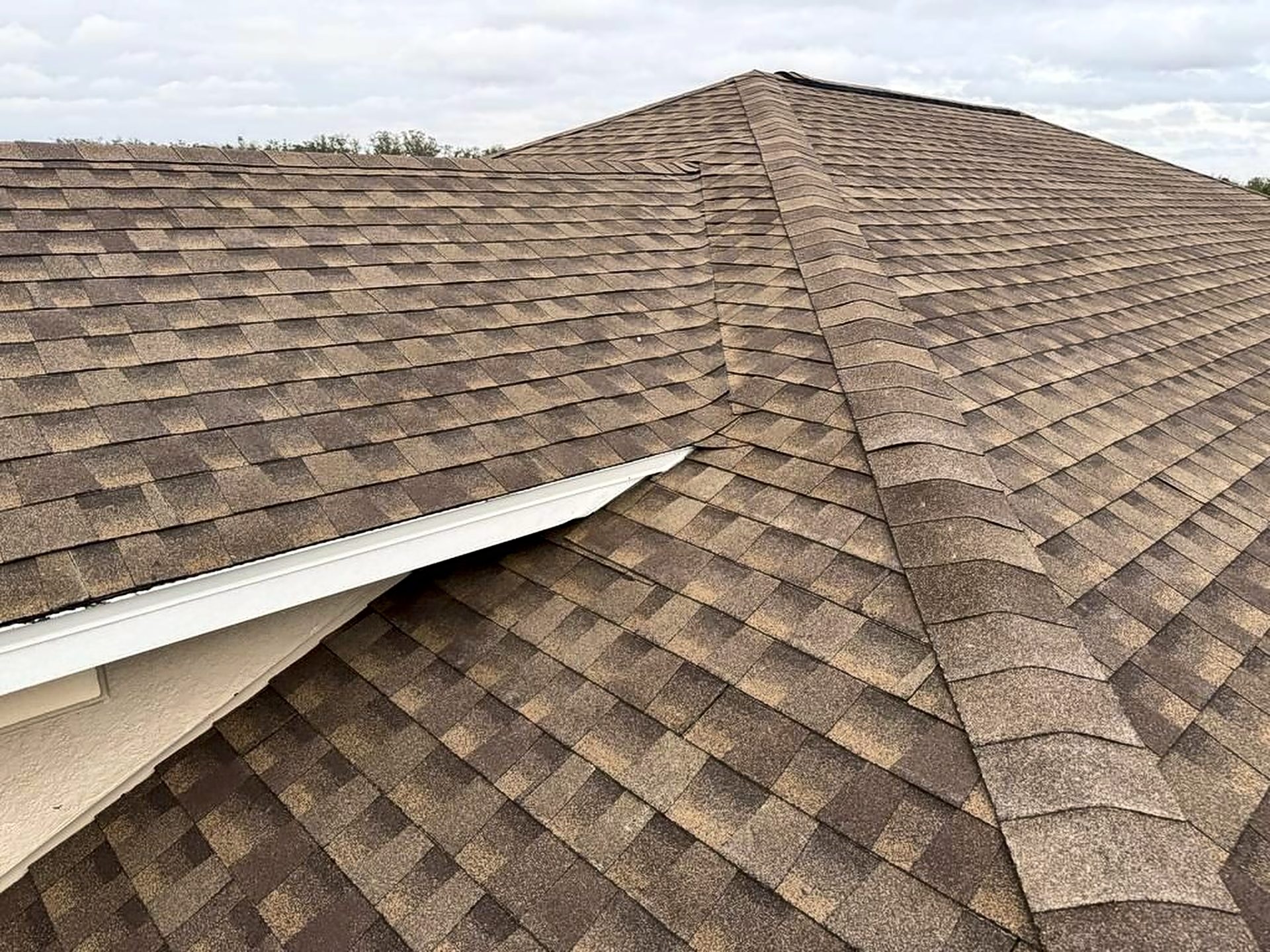 GAF Timberline HDZ Barkwood shingle roof installed by Providential Roofing in Florida