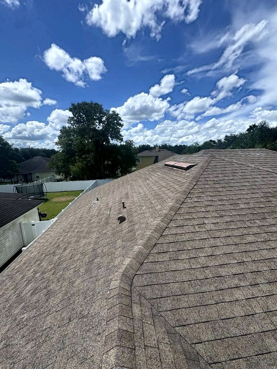 Roofing project by Providential Roofing & Construction