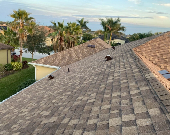 Asphalt shingle roof